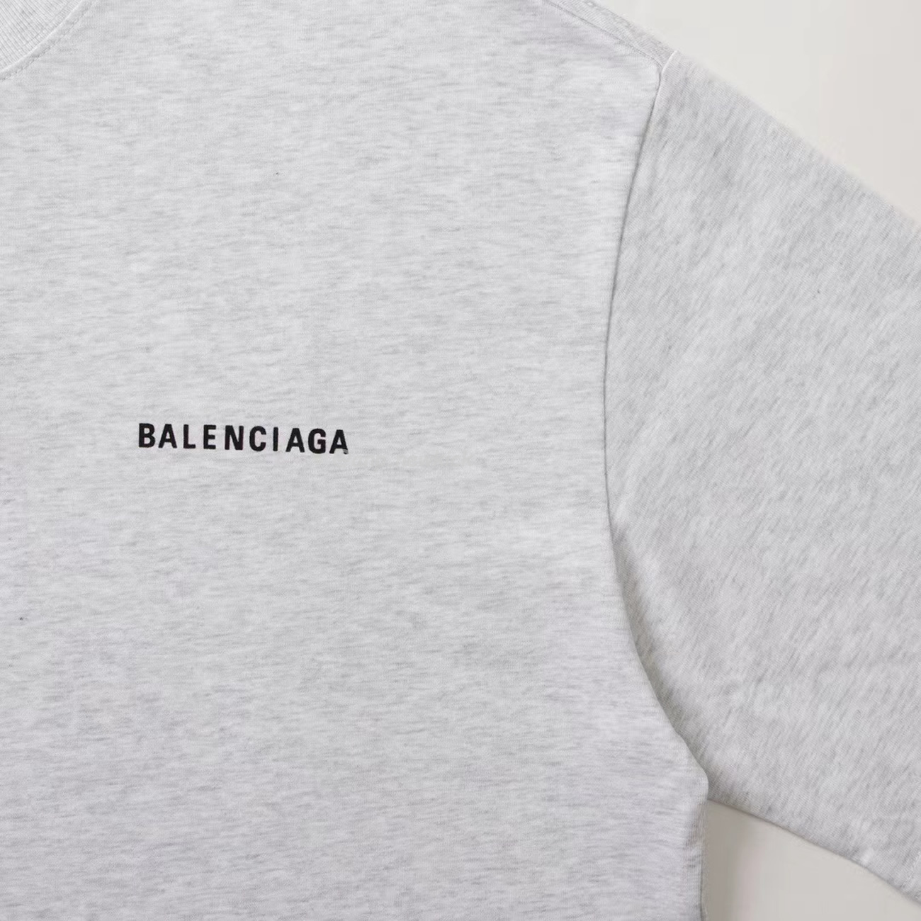 Balenciaga Logo T Shirt Grey (2) - www.newkick.vip